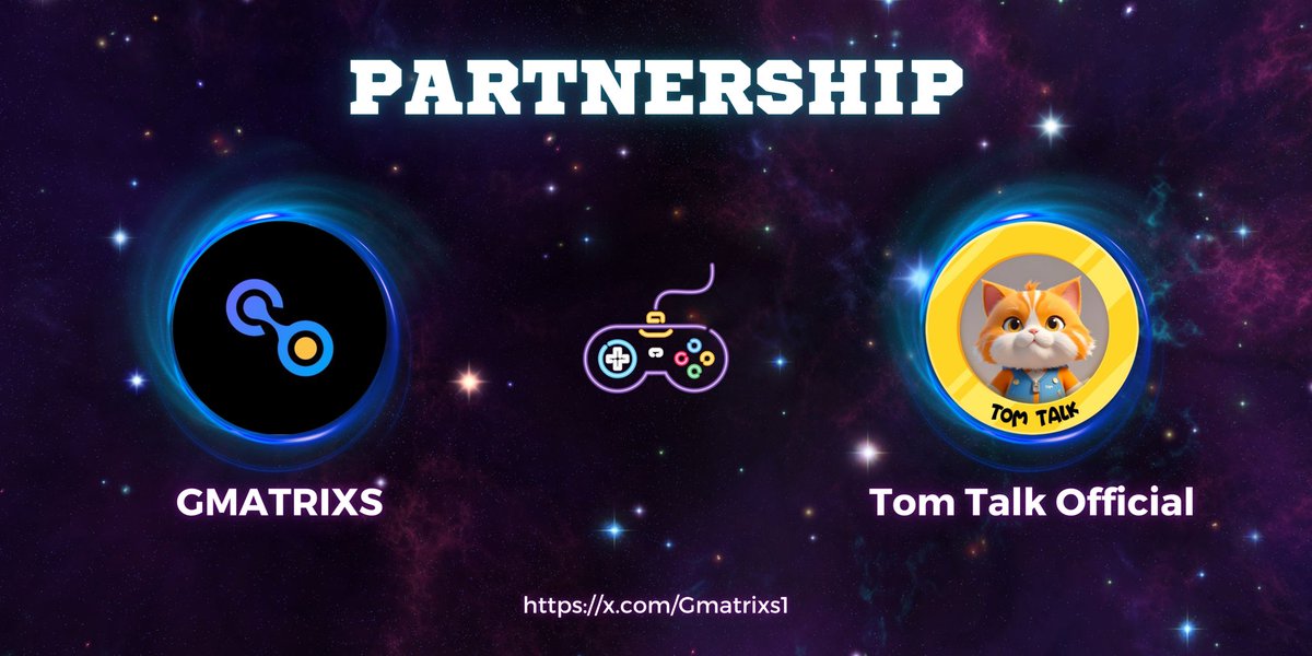 Gmatrixs1's tweet image. 🎊 PARTNERSHIP ANNOUNCEMENT 🎊

Excited to announce our new #partnership with @Tomtalkofficial

TomTalk is the first game on the Core Blockchain that brings you Talk-to-Earn and Tap-to-Earn features

Stay tuned for more!
#GameFi #TomTalkOfficial #Gmatrixs #BlockchainGaming