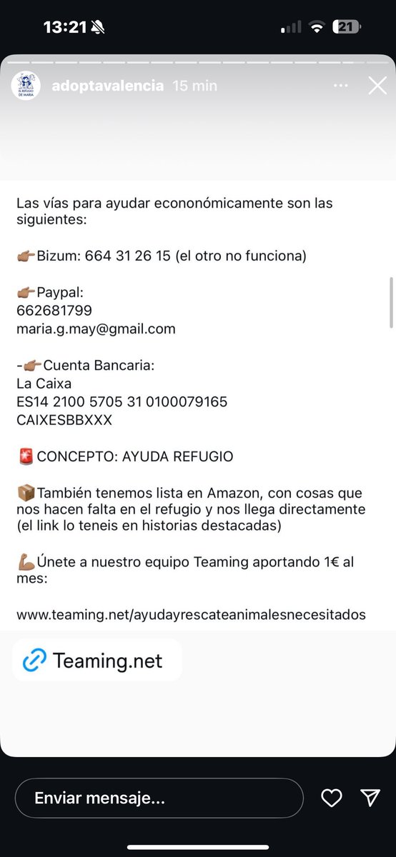 Luego pagáis 15 euros por una copa q no os aporta nada, echadles una manita con un poco aunque sea q no cuesta nada 🙏