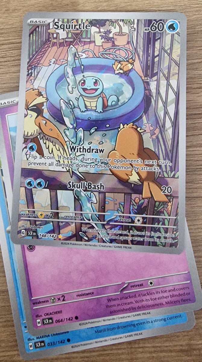 jamie9000000's tweet photo. @McLarenShadow @PokemonTCGP @Pokemon @PokemonNewsUK I bought a couple of packs yesterday. Pulled the nice Squirtle card 😊 https://t.co/SjoYx0Tjjr