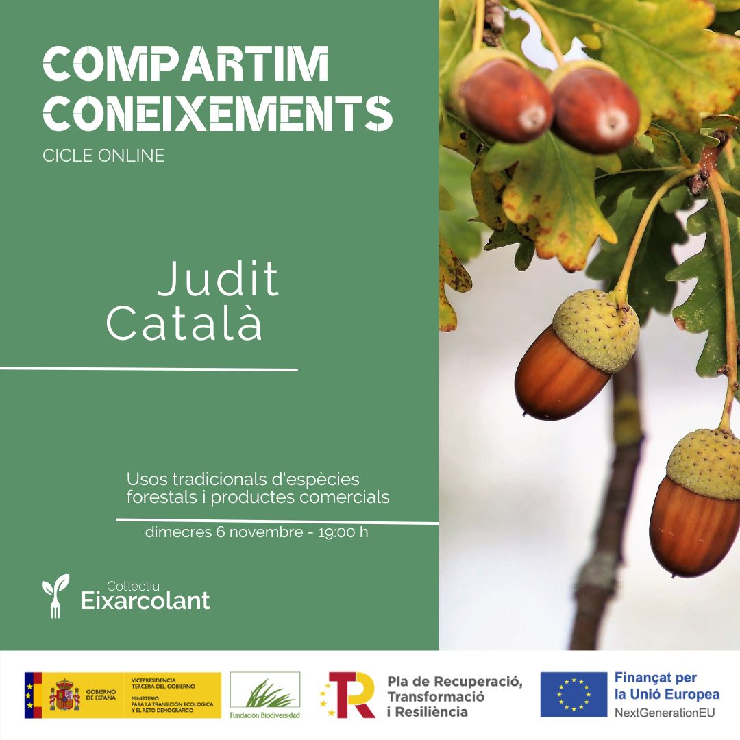 🙋‍♀️Vols ampliar els teus horitzons en etnobotànica?

🫐Connecta't a aquesta sessió per conèixer els usos tradicionals de la pinya de pi verda, l'aranyó, la cirera d'arboç, l'aglà o el grataculs

📅6 de novembre
🕗19h

<a href="/FBiodiversidad/">Fundación Biodiversidad</a> #ProyectosPRTR

+info xcn.cat/event/usos-tra…