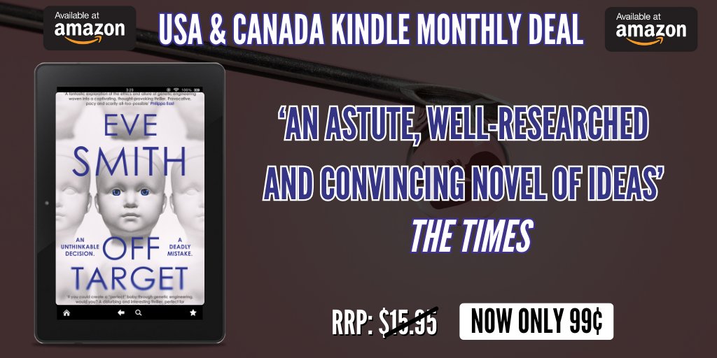 OrendaBooks's tweet photo. ๐คฏ#USA #Canada #99c #KindleMonthlyDeal alert!๐คฏ
@evecsmith's critically acclaimed, eerily prescient, UTTERLY unputdownable #thriller #OffTarget is only #99c FOR OCTOBER ONLY!
Grab your #eBook copy today!
https://t.co/CWq6SNbRaO
#Deals #Dystopian #BookTwt #BooksWorthReading https://t.co/k5YS2005q4
