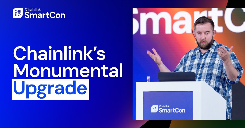 chainlink's tweet photo. Every few decades, a new runtime powers a financial system revolution.

Today at SmartCon, @SergeyNazarov unveiled the new #Chainlink Runtime Environment.

“Not only will we enable this next economic boom, but we will be at the very epicenter of it.”

Watch his keynote now ↓