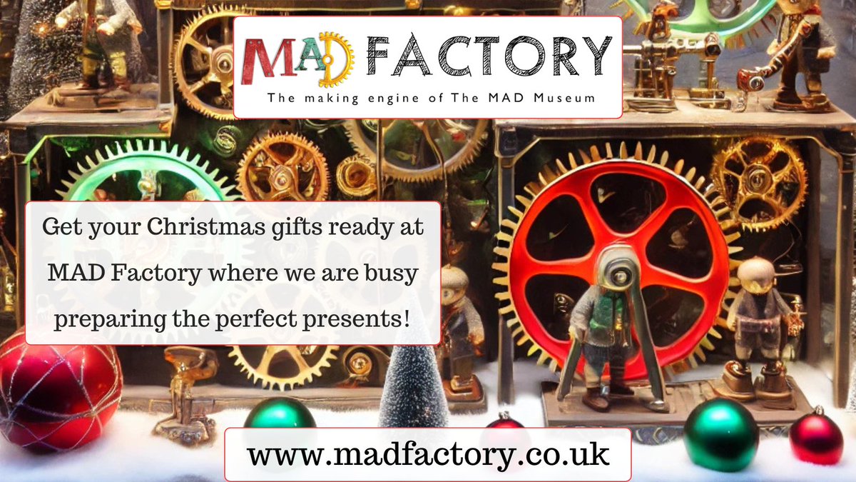Get ahead of the holiday rush with unforgettable Christmas gifts from MAD Factory! Discover unique presents for everyone, available now online or <a href="/theMADmuseum/">The MAD Museum</a> in Stratford-upon-Avon. #ChristmasShopping #Christmasgifts #presents

bit.ly/3C85i8r