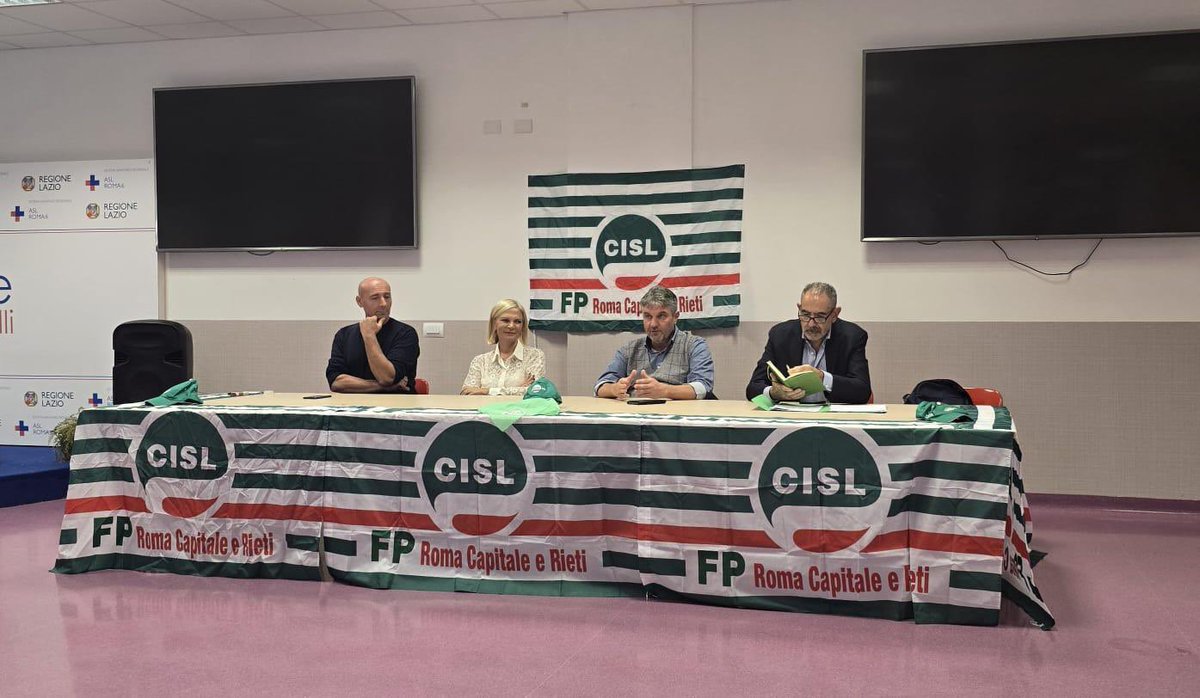 cisl_fplazio's tweet photo. Riunione SAS CISL FP ASL Roma 6 all’Ospedale dei Castelli: confronto aperto su #temi aziendali e politiche sanitarie

#CISLFP #ASLRoma6 #OspedaledeiCastelli #Partecipazione
#ilmiolavorovale https://t.co/KcooqBIlYQ