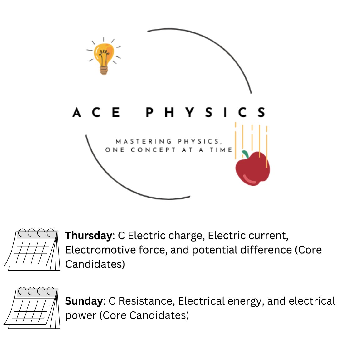 ACE_Physics_'s tweet image. 🚀 New Ace Physics Videos Incoming!

Thursday: Covering charges, friction, and basic electrical concepts 🌌

Sunday: Deep dive into resistance, power, and energy calculations ⚙️

Stay tuned on YouTube! #AcePhysics #IGCSEPhysics #Electricity #PhysicsEducation #STEM