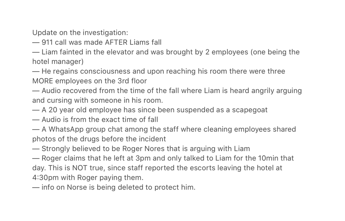pappiaustin's tweet photo. Roger Nores needs to be behind bars! #JusticeForLiam . #liampayne #RogerNores #thomasHenry #hotel https://t.co/AVkzrvZmCz