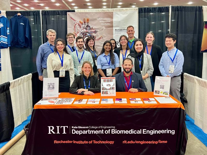 #BMES 2024 is in the books! Cool science and great networking! We are looking forward to San Diego in 2025 🌊. Shout out to our colleagues from <a href="/UofRBME/">University of Rochester - Biomedical Engineering</a> for hosting a great reception! <a href="/_RITEngineering/">Kate Gleason College of Engineering</a> <a href="/RITtigers/">RIT</a> <a href="/TomGaborski/">Tom Gaborski</a> <a href="/abhyankar_lab/">Vinay Abhyankar</a> <a href="/stevendayritbme/">Steven Day</a>