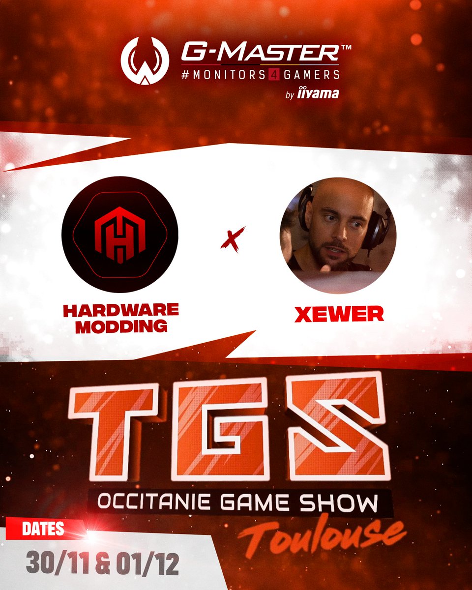 TGSevenements's tweet photo. Retrouvez le stand @HardwareModding au TGS Toulouse !
Au programme, des animations gaming avec des ordinateurs customs :)

Retrouvez également Xewer pour une animation sur le stand. Séance de dédicace et 1V1 au rendez vous !

#TGSToulouse #hardwaremodding #pc #pccustom #animation https://t.co/zBfgoW4Bo2