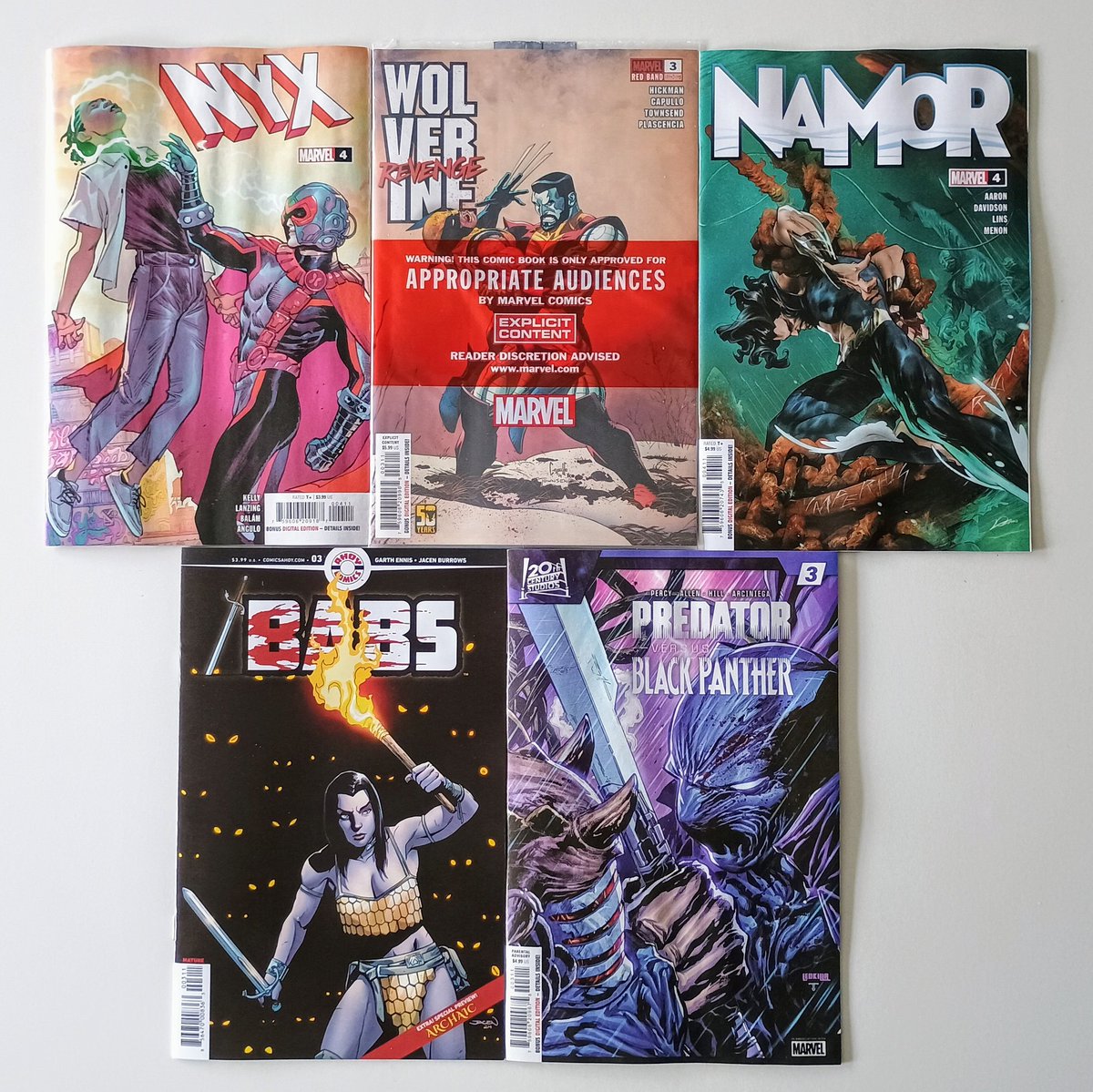 New comics from @crunchcomics #ncbd #marvelcomics #babs