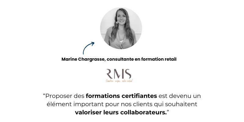 RMS certifie la montée en #compétences des collaborateurs du retail de la mode et du luxe avec <a href="/Pro_certif/">Procertif</a>   buff.ly/3NHHuuL