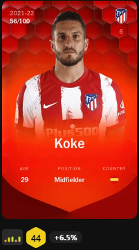 SubZeroSorare's tweet photo. 🚨 GIVEAWAY ALERT 🚨

🎁I'm giving away a rare Koke card to one lucky winner! 

To enter:
1️⃣ Follow @SubZeroSorare
2️⃣ Like &amp; Retweet
3️⃣ Provide your Sorare manager name in the comments 

🏅Winner will be announced after reaching 200 participants

#SorareGiveaway  #Sorare https://t.co/dSgYzAB100