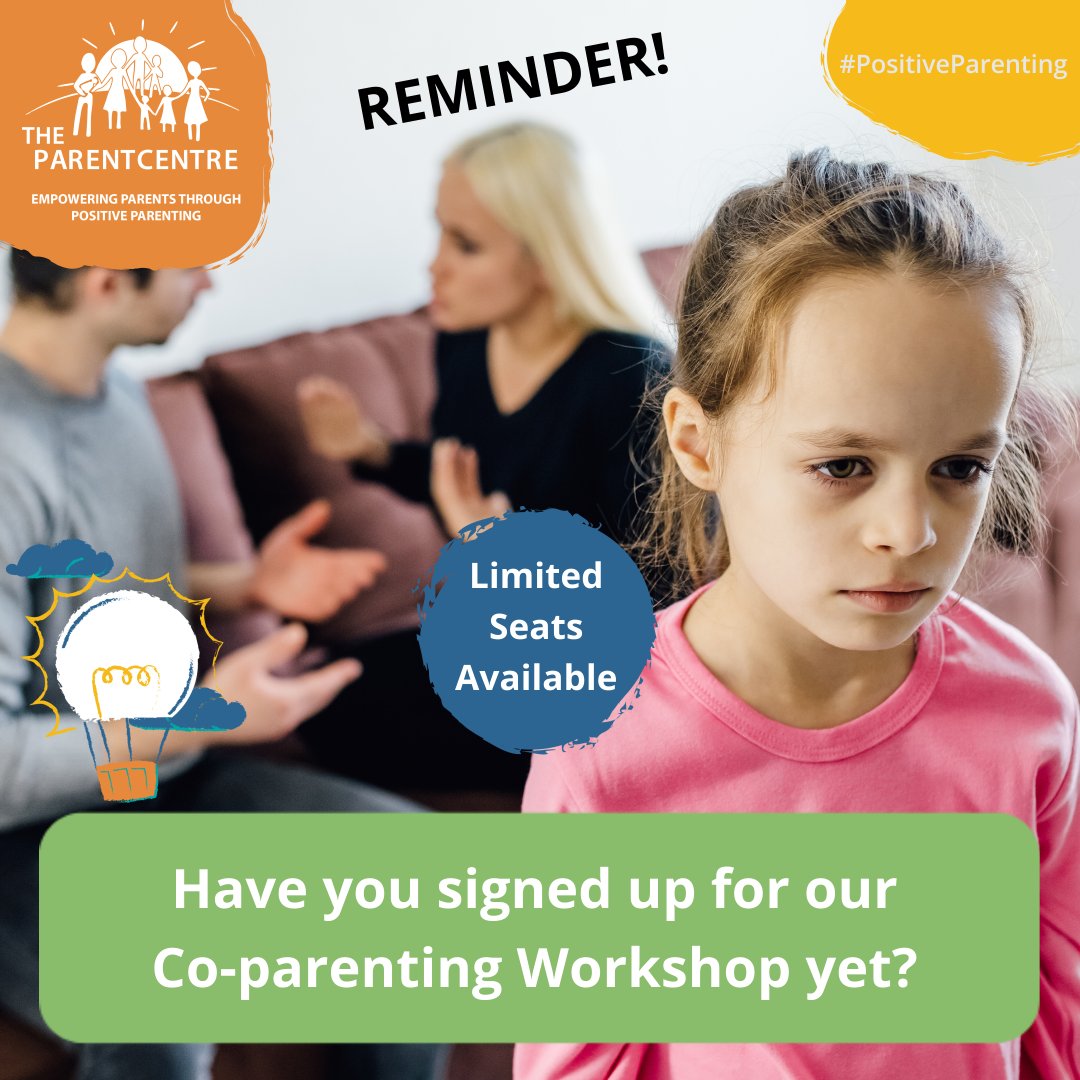 REMINDER! Our next Co-parenting workshop is on 9 November over two consecutive Saturdays to accommodate working parents. This empowering course offers insights you may not have considered. Find out more and read what others had to say about the workshop. > theparentcentre.org.za/co-parenting-w…
