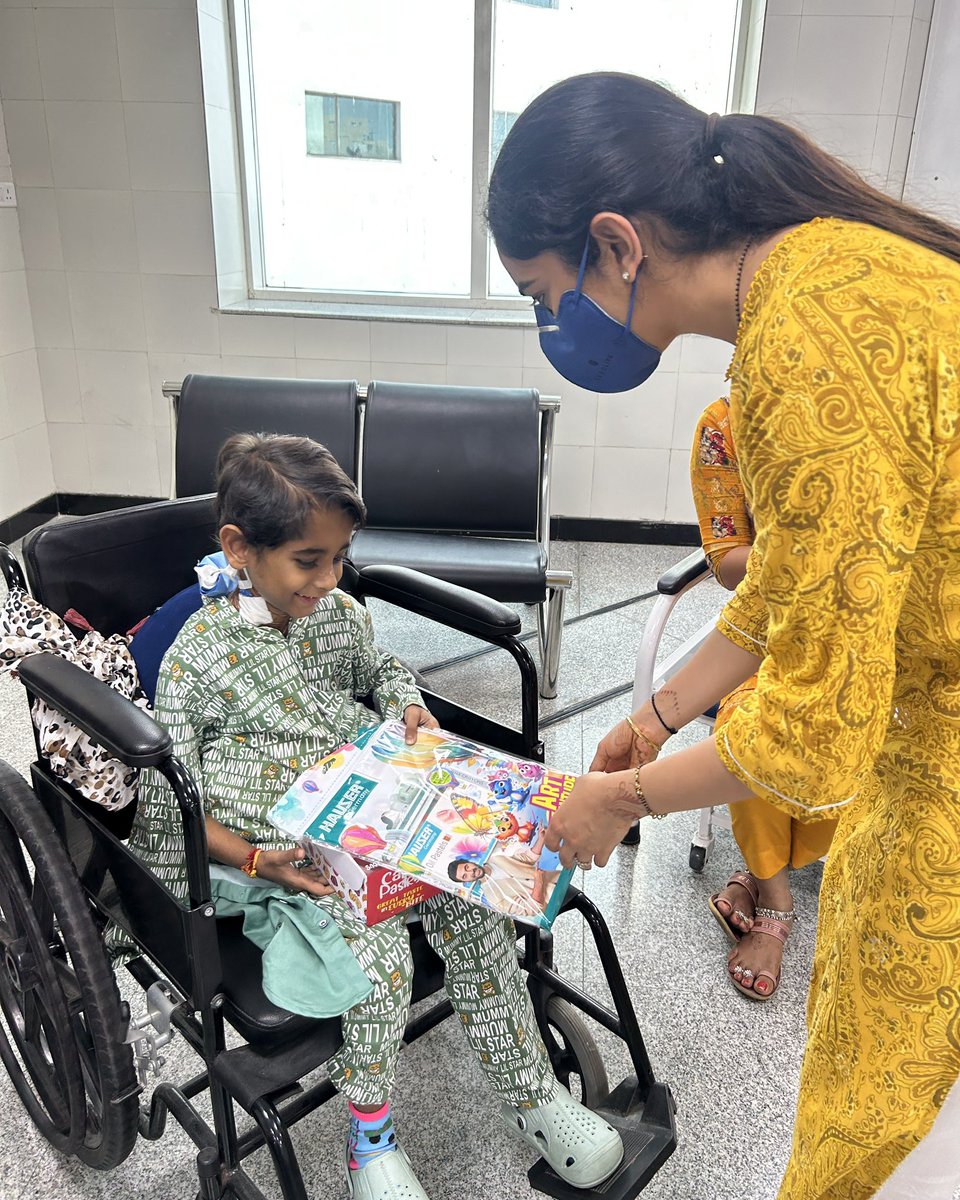 YOUWECAN's tweet photo. Bringing the warmth of Diwali to the little warriors at AIIMS Delhi. 

In collaboration with Espire Infolabs, we shared a day filled with smiles, magic, games, and heartfelt moments with the young champions undergoing treatment. https://t.co/33pOHHCowY