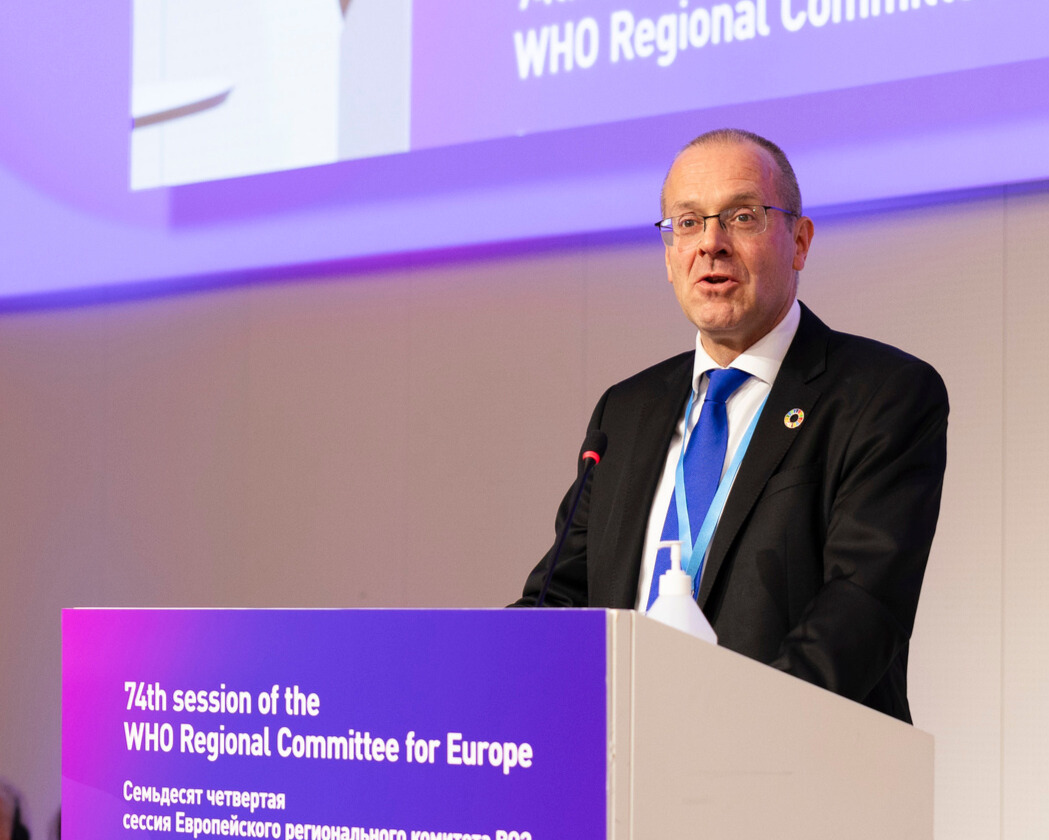 WHO_Europe's tweet photo. Election results!
@hans_kluge has been nominated for a second term as WHO Regional Director for Europe by Member States of the WHO European Region.
His second term will begin in February 2025, following approval by WHO’s Executive Board.
#RC74CPH #UnitedActionforBetterHealth https://t.co/UZE2DHrNMX