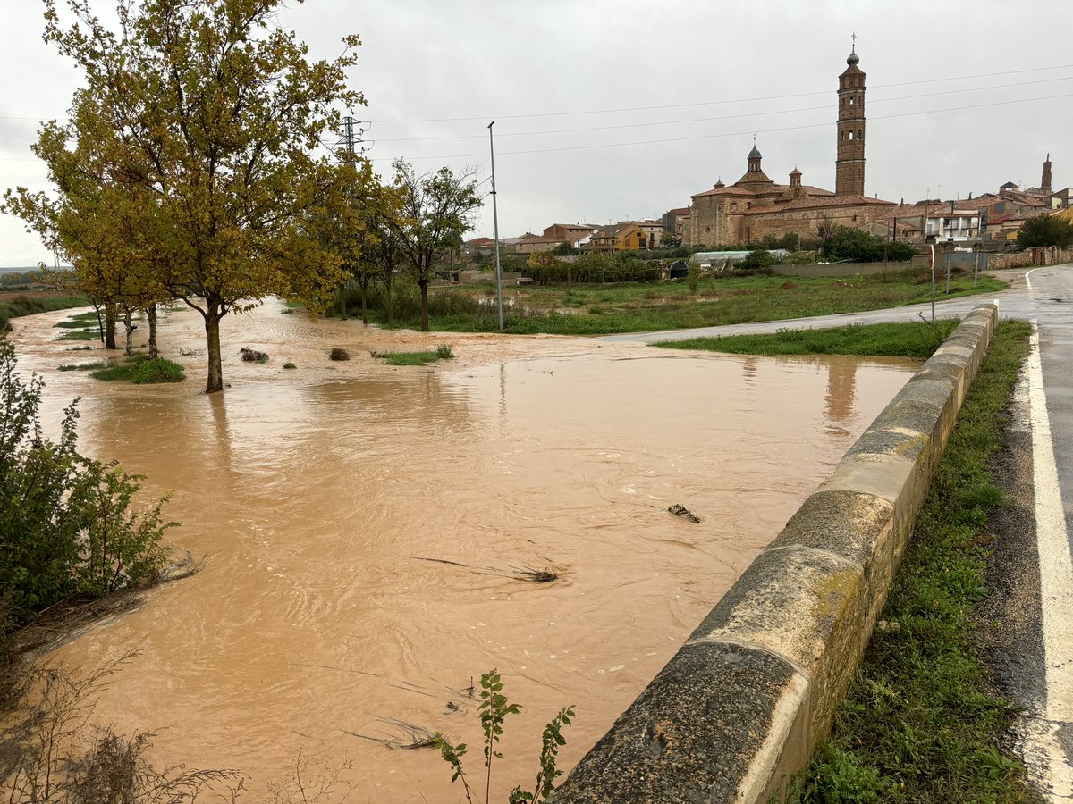 Baznarr's tweet photo. Muniesa tras la DANA. De momento todo “en su sitio” nada que ver con otros territorios. Ánimo a todos los afectados por este temporal 💪🏻 https://t.co/co7ftEPasx