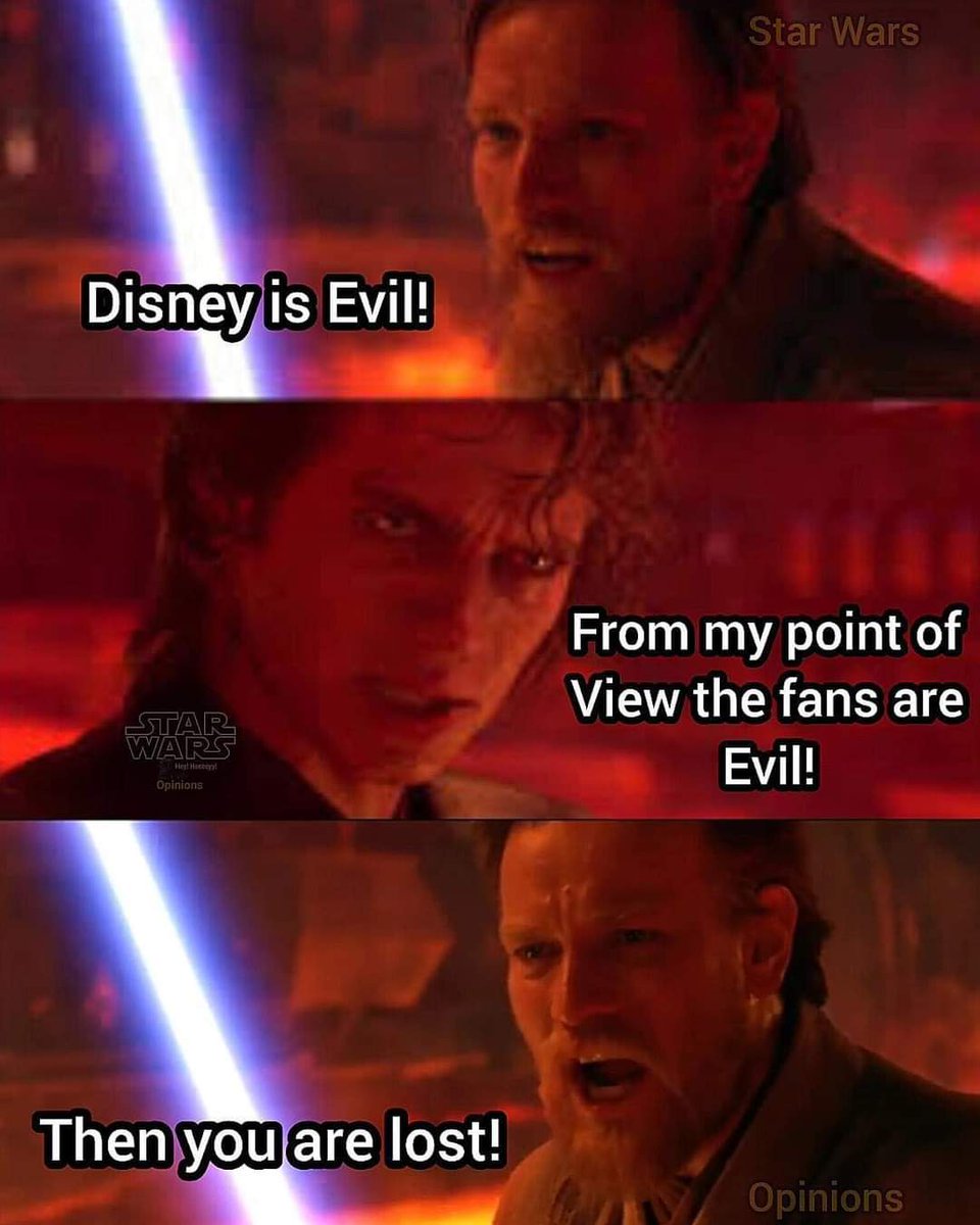 LucasSWGirl's tweet image. If you support Disney's destruction of Star Wars, then you are truly lost