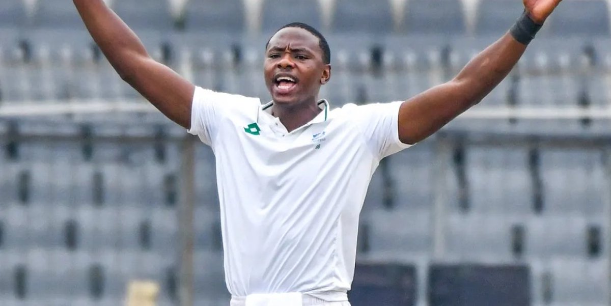 Santosh_SP_'s tweet photo. "🏏🔥 Breaking News: Kagiso Rabada has claimed the throne as the new number 1 ranked Test bowler in the world! 🌍🏹 🎉 #KagisoRabada #Number1Bowler #CricketLegend #rabada https://t.co/Qesdav6Gex