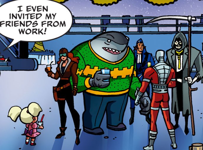 rubyev1l's tweet image. oh to have been at the harley quinn christmas party 😢😢