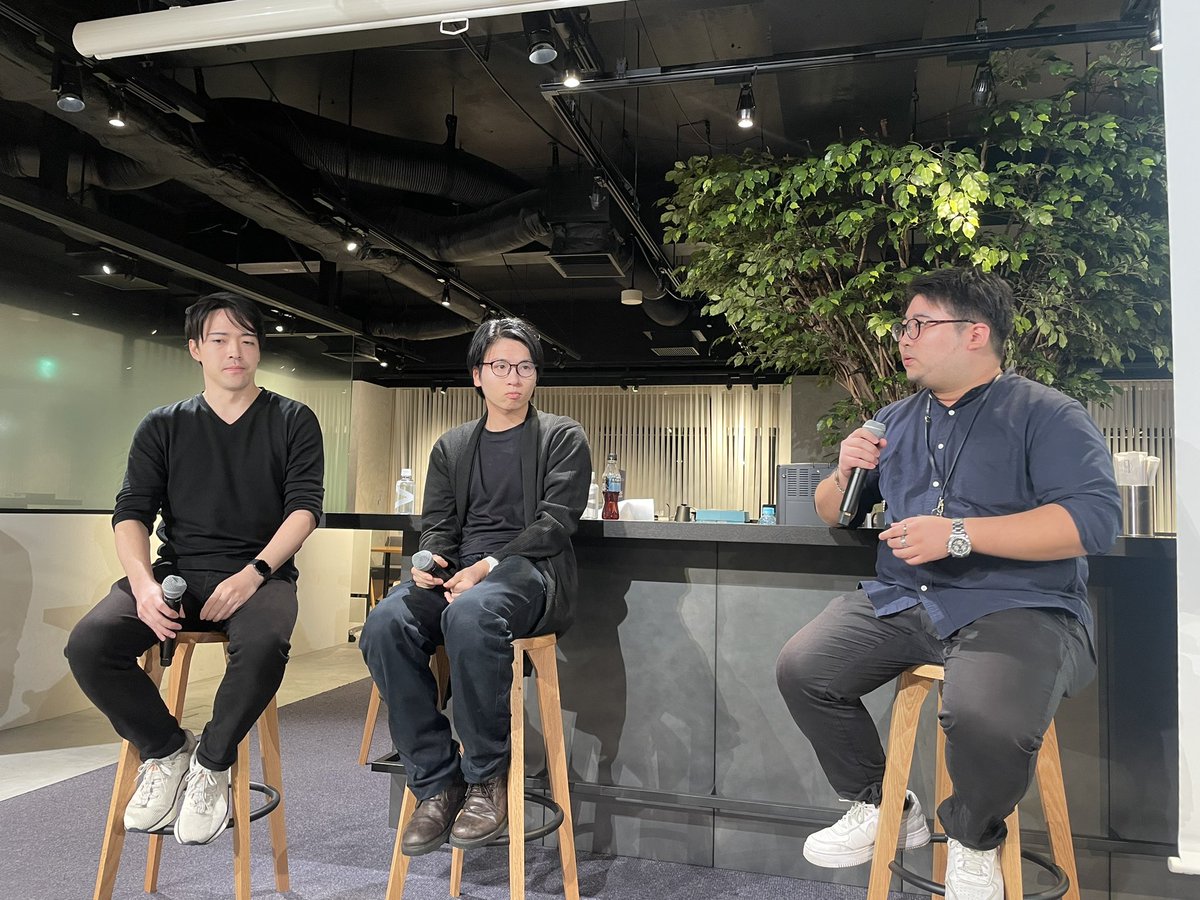 zephyr_a_'s tweet photo. 中村さん、水口さん、杉田さんのセッション始まり!
#NeurotechJP https://t.co/CP18U6vheD