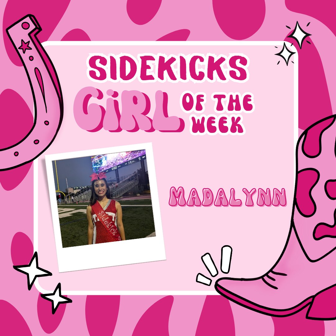 Congratulations to last weeks Sidekicks of The Week Ava Gutierrez and Madalynn Tufino!!❤️🤍