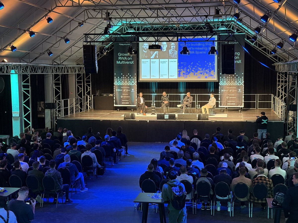 iamdanvoicu's tweet image. .@beniaminmincu on the xDay stage:

"Your assets should be intelligent, with AI built into it. Able to interact with broader markets and bring more value to you. I think now is the moment to take this and make it a reality."