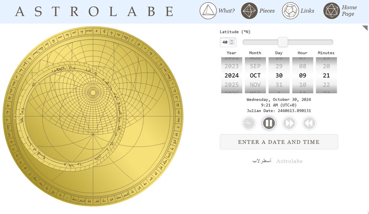 <a href="/joumajnouna/">Joumana is @majnouna.com in the other place</a> What sites were you using? Are you looking to generate a printout (black on white)? While you can't (currently) turn off the ecliptic, the Campanus houses or the brass colour, everything else at alexboxer.com/astrolabe/ can be removed, an₫ you can set your latitude.