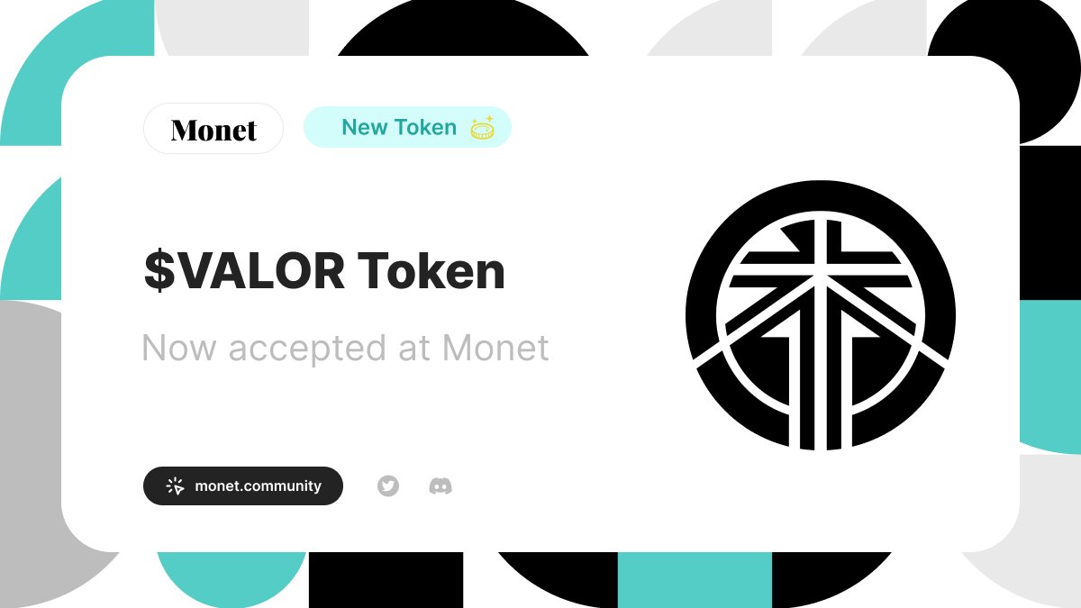 $VALOR from <a href="/FidelionNFT/">Fidelion \191\</a> is now live on Monet