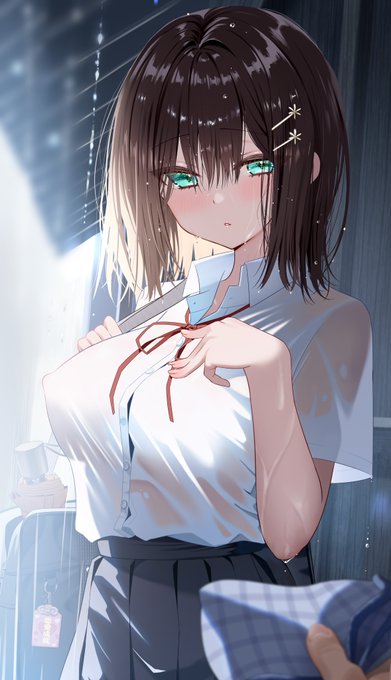 「…え?ハンカチ…貸してくれるの…?ありがとう…」 