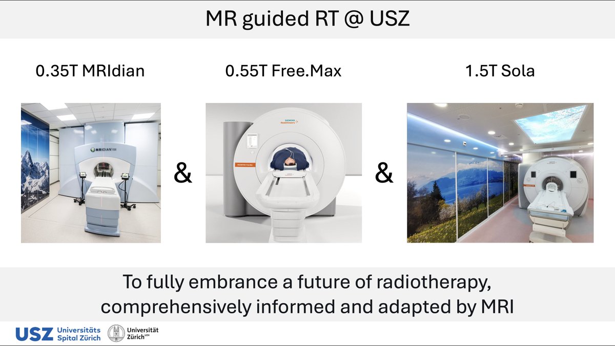 Matthias Guckenberger (@mat_guc) on Twitter photo Exciting news 🎉
To be installed 2025: 0.55T FreeMax MRI exclusively for RT simulations
This will complement our MRidian MR Linac and 1.5T MR scanner
A huge thanks to Maria Hawkins for her invaluable guidance at our scientific retreat, and to the amazing team of <a href="/RadOncUSZ/">Radio-Onkologie USZ</a> Exciting news 🎉
To be installed 2025: 0.55T FreeMax MRI exclusively for RT simulations
This will complement our MRidian MR Linac and 1.5T MR scanner
A huge thanks to Maria Hawkins for her invaluable guidance at our scientific retreat, and to the amazing team of <a href="/RadOncUSZ/">Radio-Onkologie USZ</a>