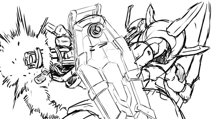 #やっぱりグフがいい
絶賛ラフ放置中の一枚。 