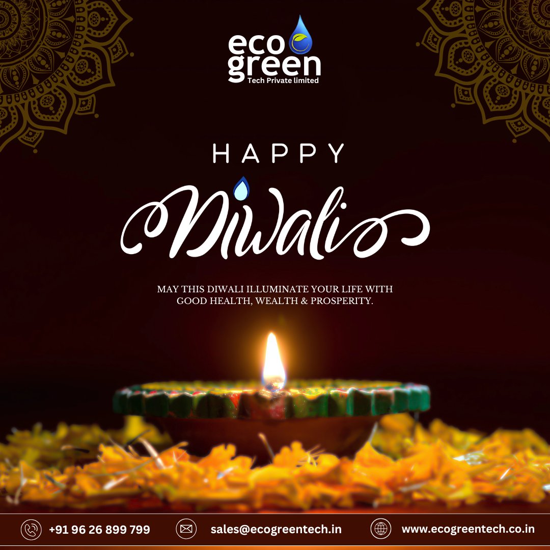 Ecogreentechcbe's tweet photo. 🌟 Happy Diwali from Eco Green Tech Private Limited! 

May this Festival of Lights bring joy, prosperity, and good health to everyone! 🌱✨ Let's celebrate an eco-friendly Diwali together and light up our lives with sustainable choices. 🪔🌏

#Diwali #HappyDiwali #Festivals https://t.co/WkLT3SPgPo