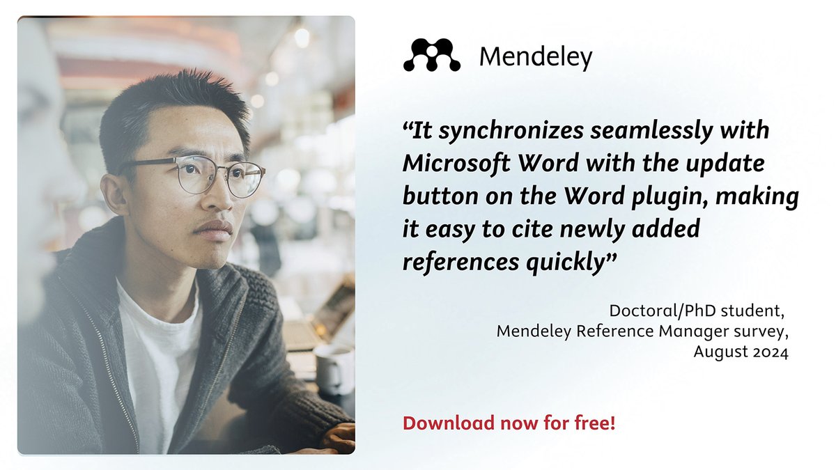 Elsevier | Mendeley tweet media