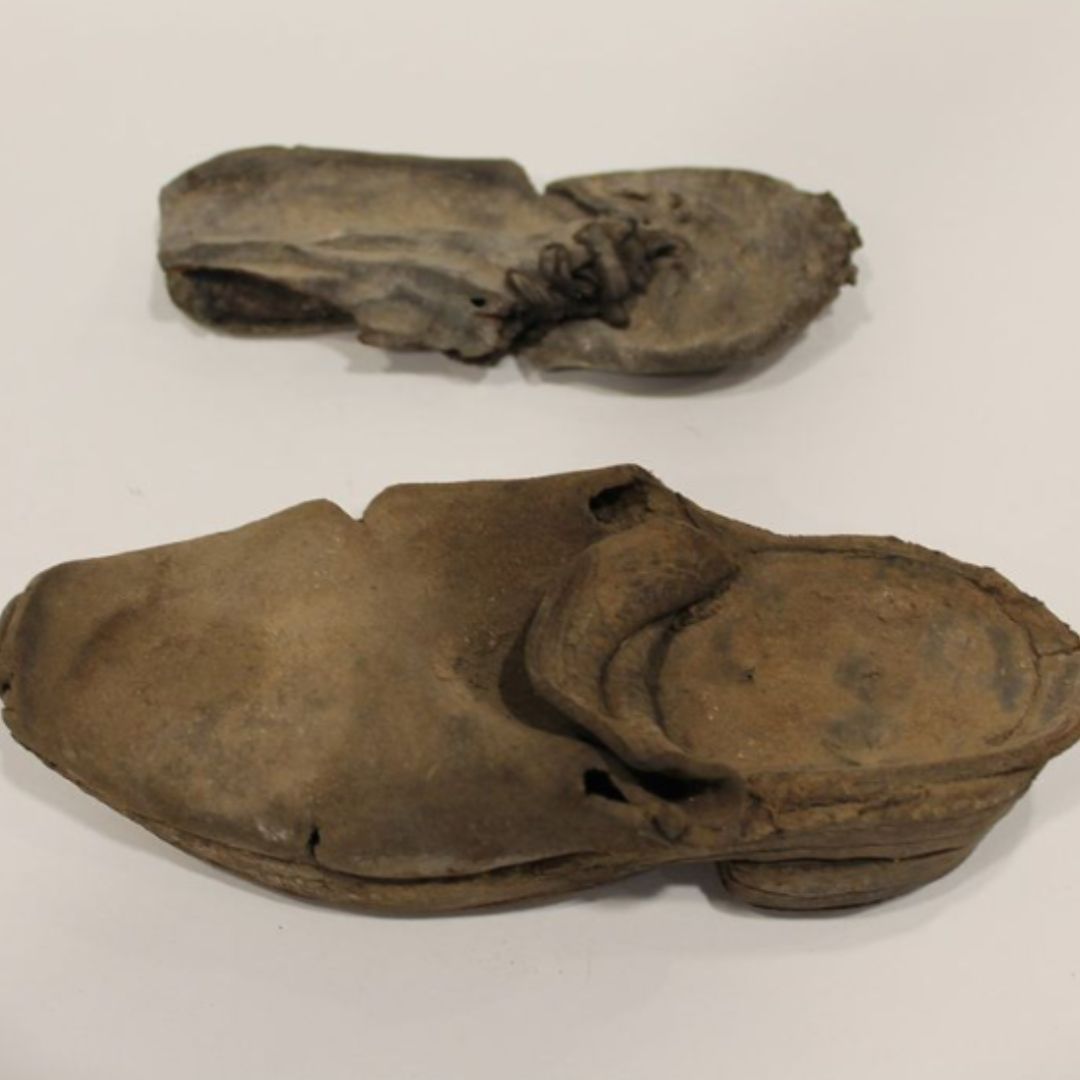 👻🥿 Sole-ly Spooky Secrets 🥿👻

Check out our hidden shoes, tucked away in chimneys, walls and doorways around Chichester! 👠 Were they for luck, protection, or something even creepier? 😱🥿

What were these sneaky shoes hiding from? Or… maybe they’re still protecting us? 👀