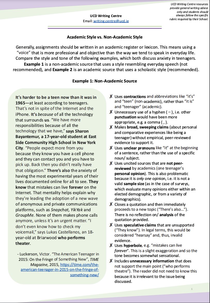 UCD Writing Centre tweet media