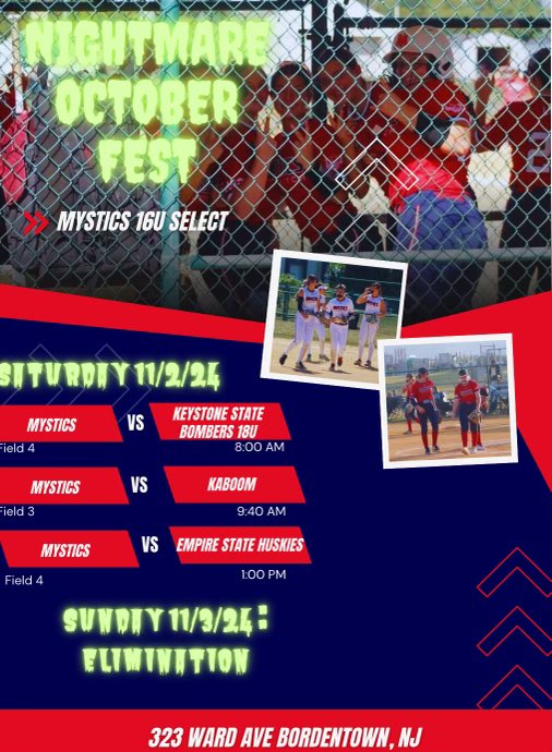 Anna Ingegneri 2027 (@aeingegneri) on Twitter photo Schedule drop for this weekend! -
All games with be in Bordentown, NJ
@Mystics16Select <a href="/CSA_Athletes/">Collegiate Sports Advocate (CSA)</a> Schedule drop for this weekend! -
All games with be in Bordentown, NJ
@Mystics16Select <a href="/CSA_Athletes/">Collegiate Sports Advocate (CSA)</a>