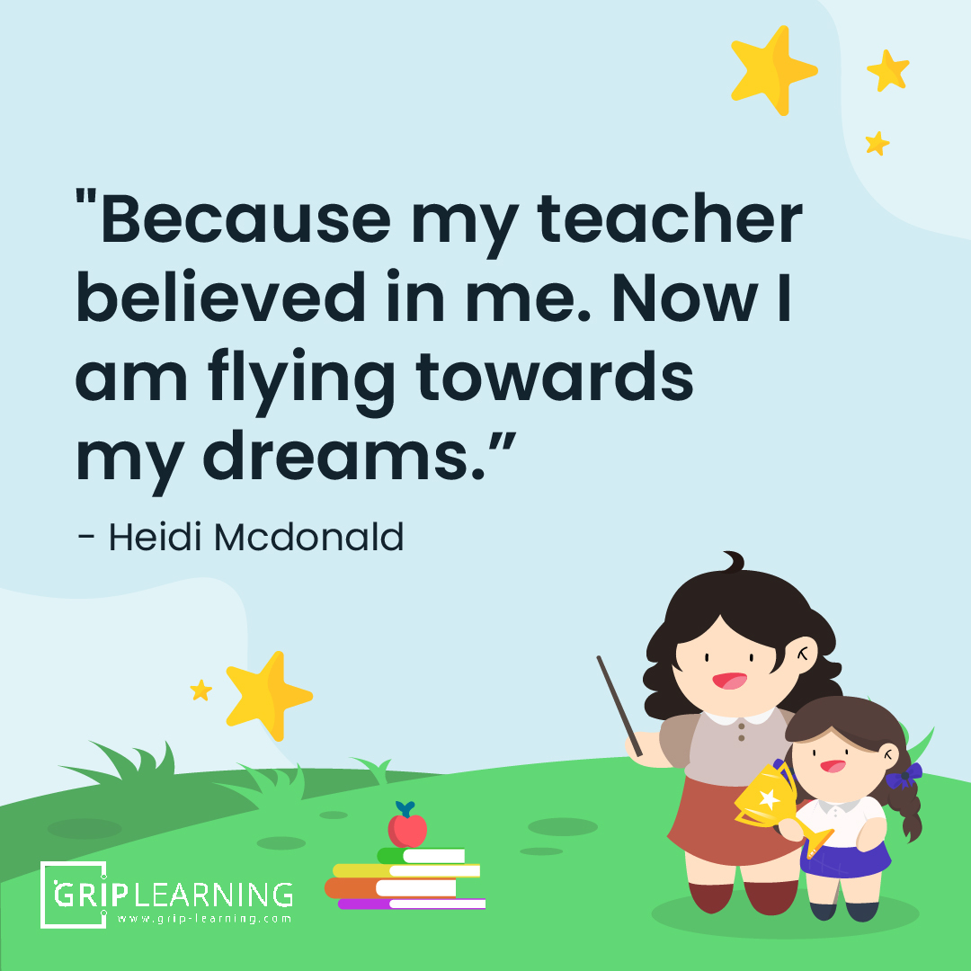 griplearning's tweet image. Be a beacon of support for those around you

#GripLearning #preschoolers #teacherinspiration #motivation #dreamscometrue