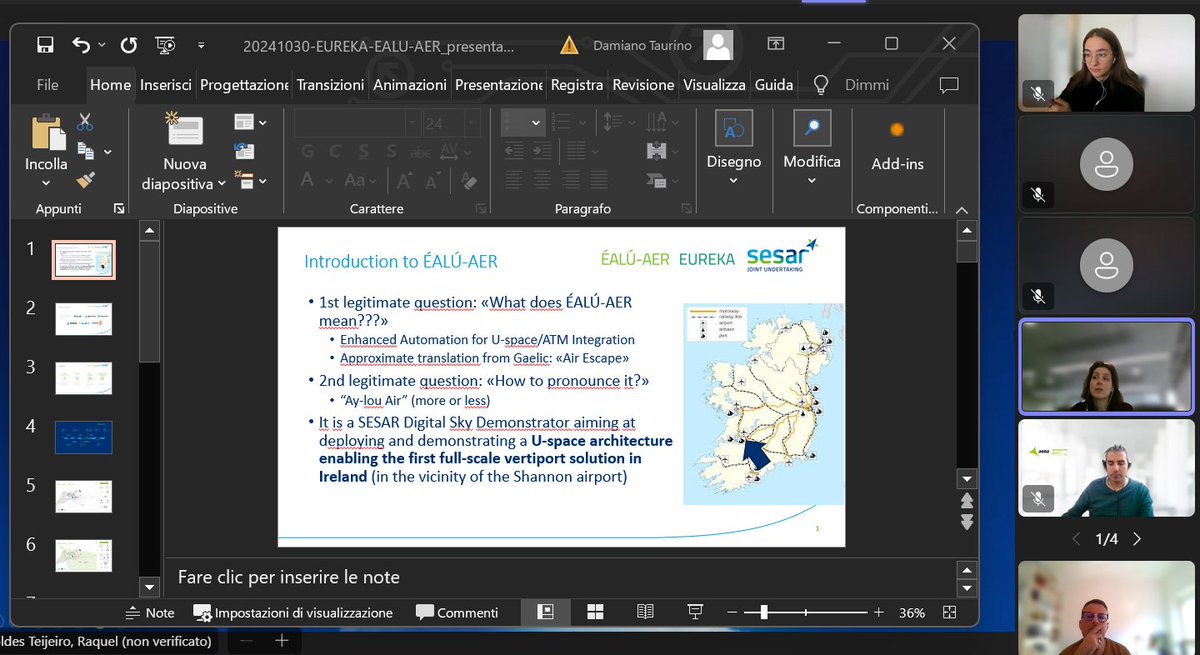 💻 Today, Damiano Taurino from <a href="/dblue_it/">Deep Blue</a>  participated in the Regulation &amp; Standardisation Workshop organised by the #EUREKA project, where he presented the EALU-AER project, as well as its approach to REG&amp;STAND and early results! 👏

<a href="/SESAR_JU/">SESAR JU🇪🇺✈️</a> <a href="/cinea_eu/">CINEA 🇪🇺</a> #SESAR3JU #CINEA #DSD
