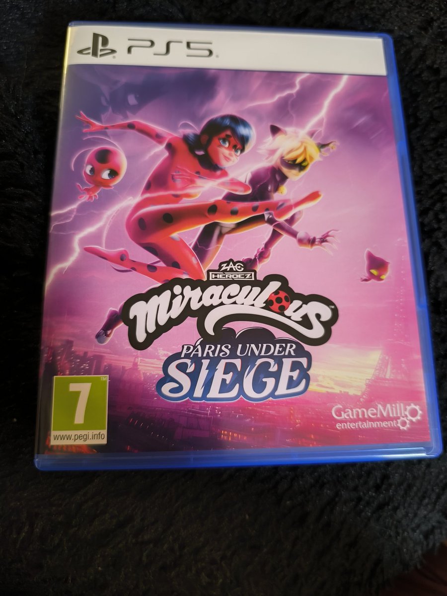 This wasn't pose be out until 1 November but it come through the post today! Can't wait to play this! 

#twitch #twitchstreamer #ladybug #catnoir  #miraculous  #miraculousparisundersiege  #disability  #disabledstreamer  #disabled #positivestreamer