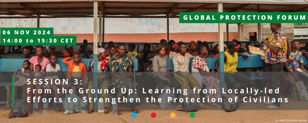 ProtectionClust's tweet photo. Third session at the #GlobalProtectionForum2024 will shine a light on the ways communities are leading efforts to reduce violence & protect civilians across contexts of armed conflict.
Register now!🔗 https://t.co/7u35d3VmuM https://t.co/7kCw6ZPi6i