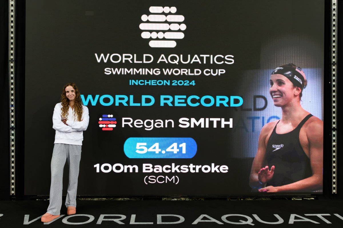 WorldAquatics's tweet image. It's time for the last stop of the #SWC2024, will we have any other World Record? 😎 #FASTLANE #UNITEDBYRACING
