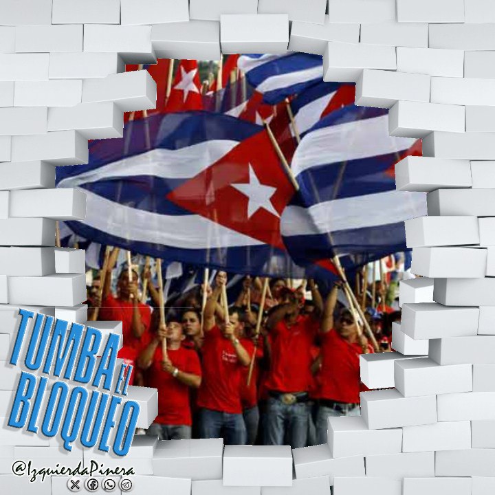 Team_DCorazon's tweet photo. No insistas en políticas absurdas para que nuestro pueblo quebrante, los cubanos jamás nos rendiremos #TumbaElBoqueo #DCorazon https://t.co/hfdLUVIj00