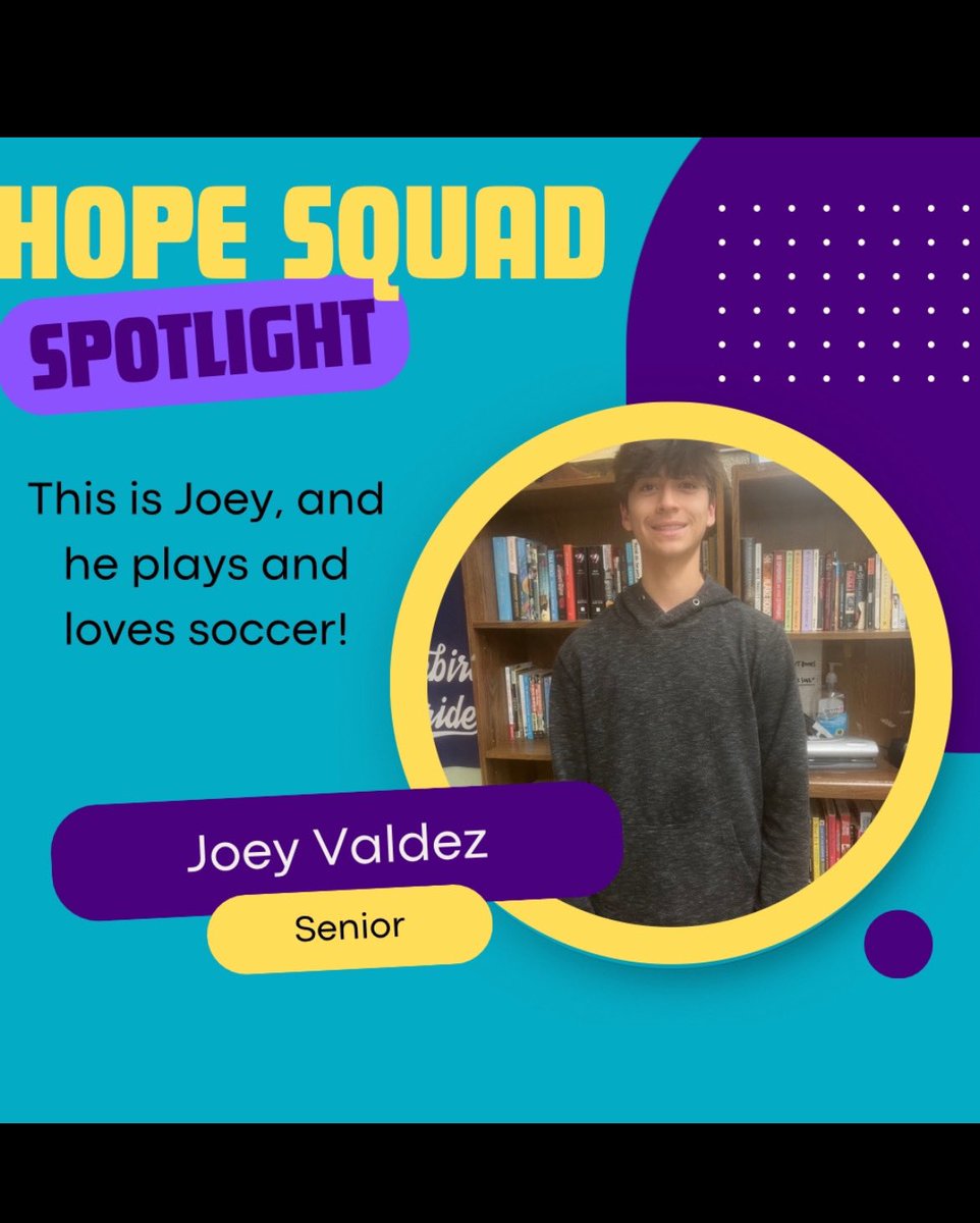 welcome a new member of the squad! It’s his first year being on hope squad.‼️‼️
