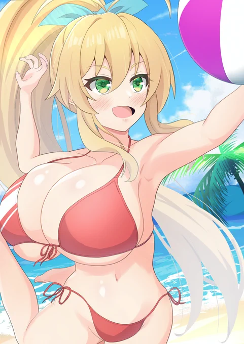 Skebリクエストよりお胸の大きい水着マキさん 