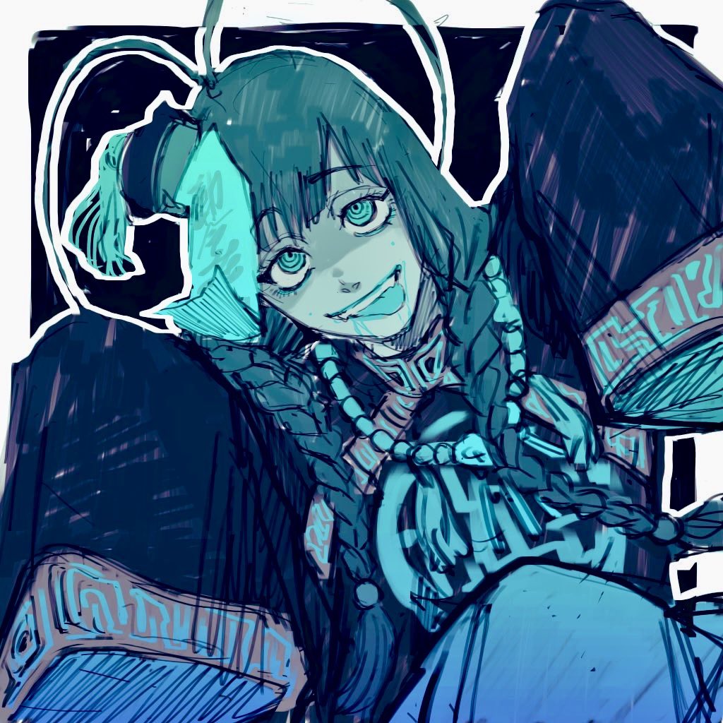 ※再掲載🎃
去年描いたキョンシー蒼都&amp;ジジ