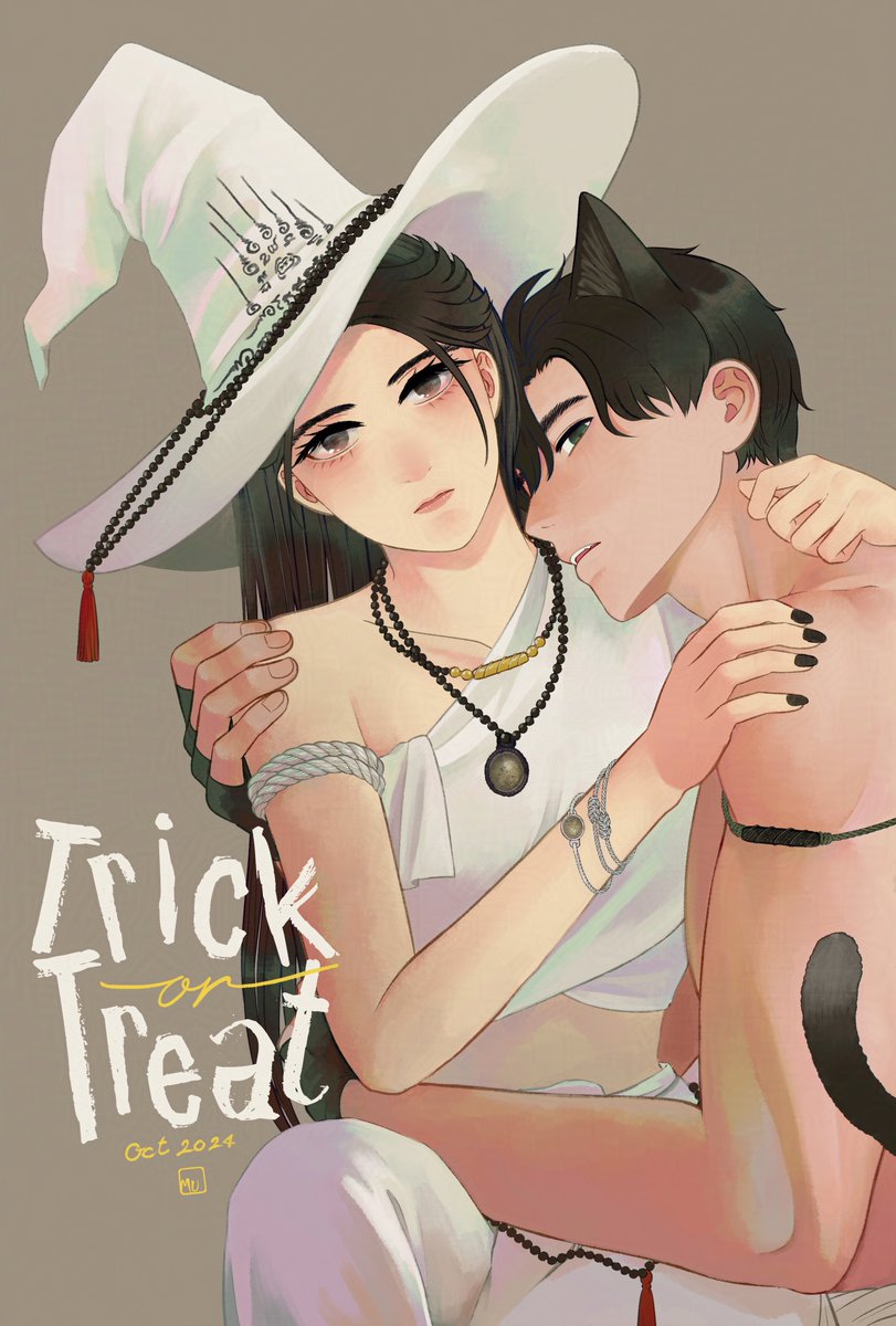 Happy #Halloween 
ลองเอาชุดเดิมมาวาดอีกครั้งค่ะ