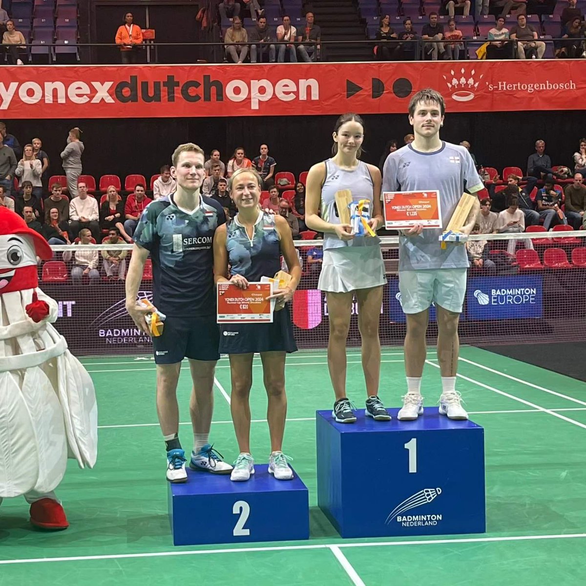 So proud of our MKBA Graduates <a href="/EstelleLeeuwen/">Estelle Van leeuwen</a> and <a href="/callum_hem/">Callum Hemming</a>. Dutch Champions!!!!  This one is special 🏆🏸🏴󠁧󠁢󠁥󠁮󠁧󠁿