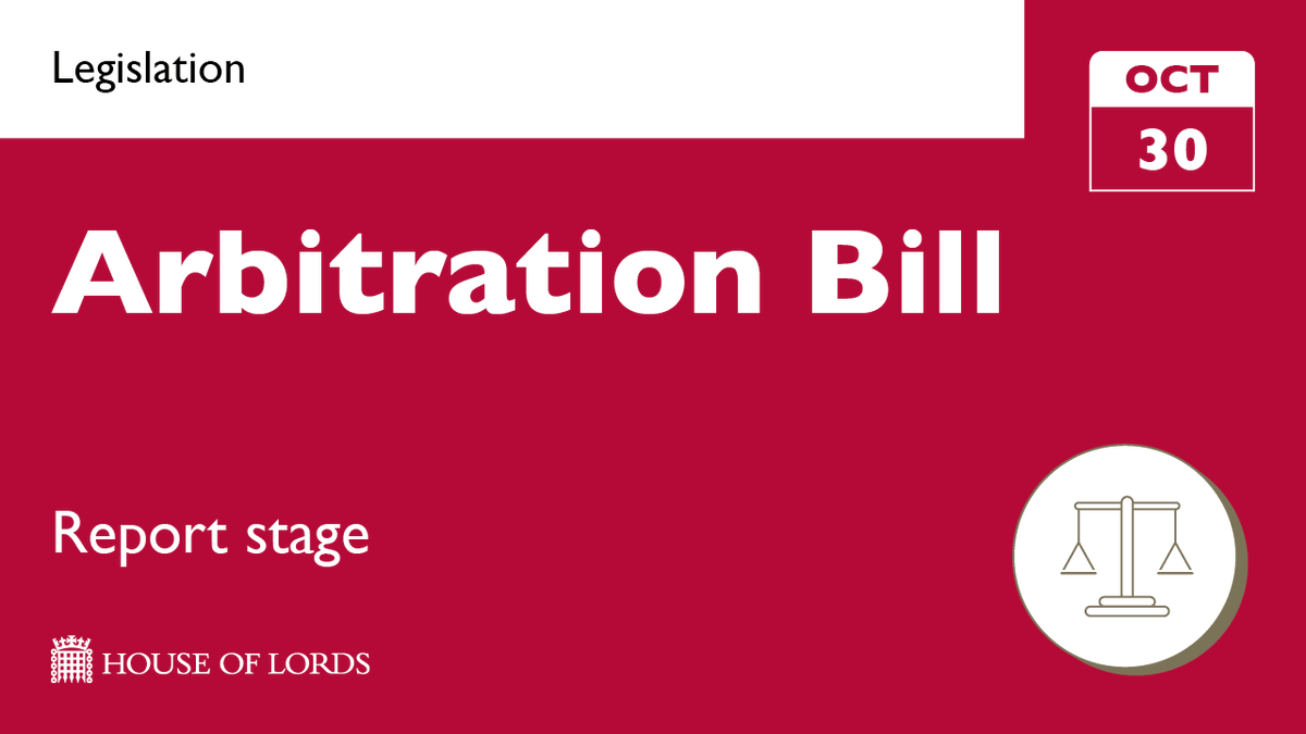 UKHouseofLords's tweet photo. Settling disputes outside of courts in the spotlight as #HouseOfLords members closely scrutinise the #ArbitrationBill.

➡️ Learn more and watch online https://t.co/STAIZjlGvd https://t.co/reZwhE3eKN
