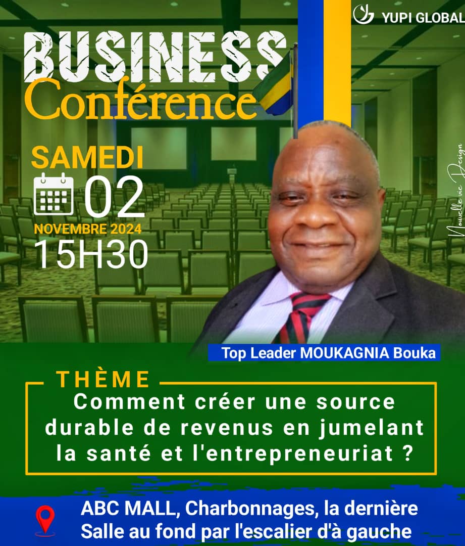 KAJPS4SURE's tweet photo. Grande Conférence d'affaires à Libreville, Gabon https://t.co/GiOT2rxvRZ