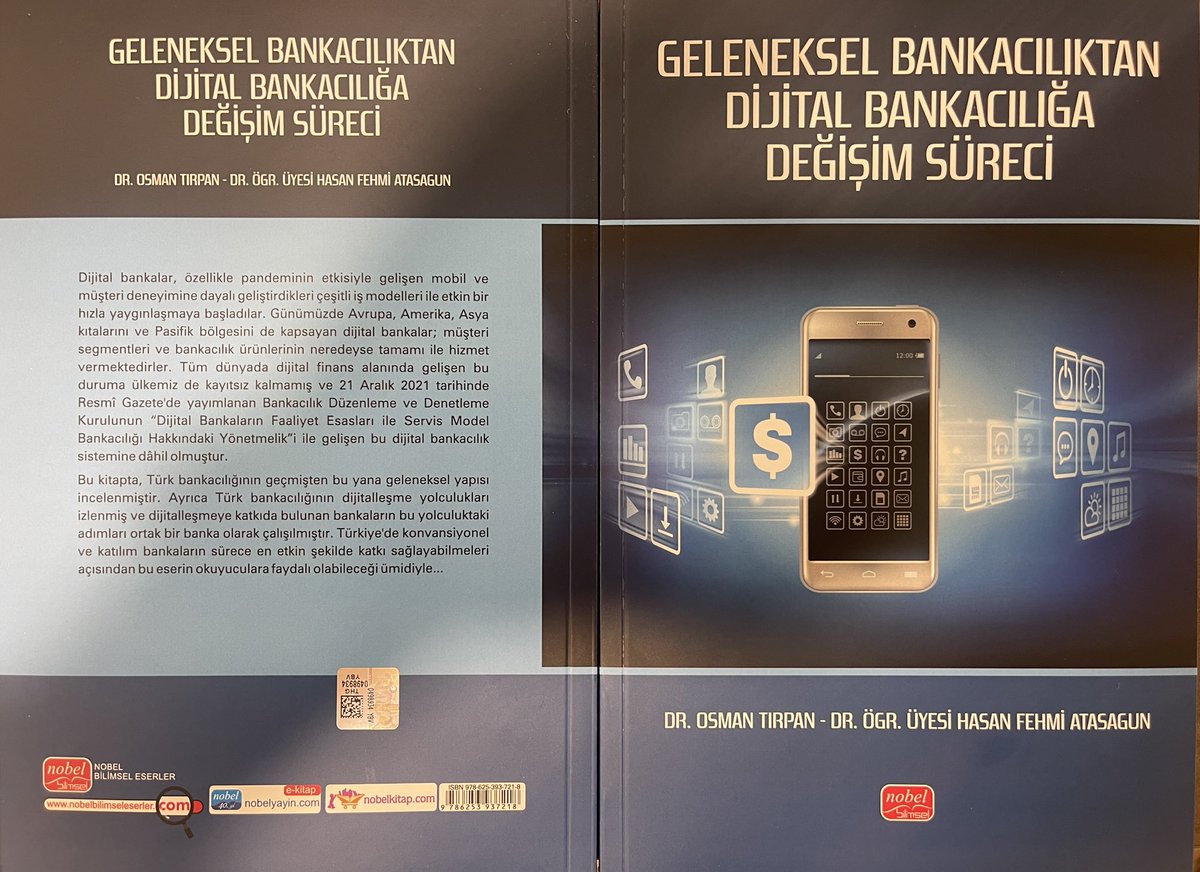 Bugun raflarda yeni kitabimizin yer alması vesilesi ile; kitabimizin yayinlanma sürecinde bizleri destekleyen ve cesaretlendiren Nobel Akademik Yayinciliga; ayrıca üzerimizde destegini esirgemeyen herkese Tesekkuru bir borç bilirim.