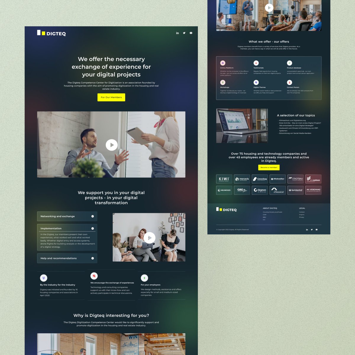 dannykinzwebdev's tweet image. Digteq Website Design
My Services Are:
Website Design - No-Code Development - SEO (Search Engine Optimization)
Let's chat
👋✉️ hello@dannykinz.com
Visit my website: dannykinz.com
#webdesign #webdesignanddevelopment  #wordpressdeveloper #wordpressdesigner